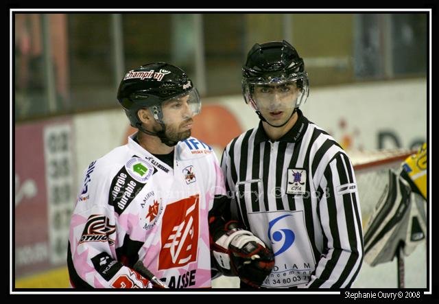 Photo hockey match Rouen - Amiens  le 06/12/2008