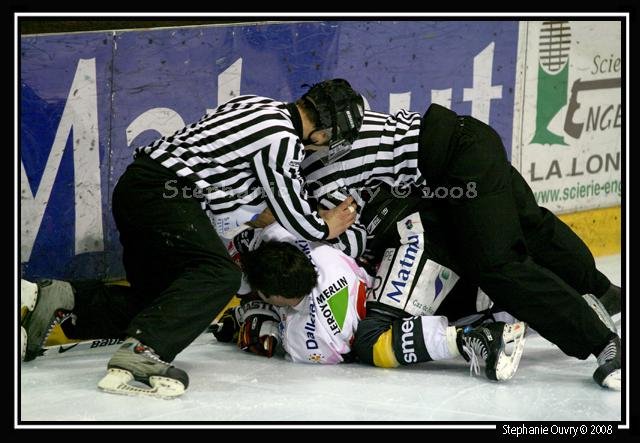 Photo hockey match Rouen - Amiens  le 06/12/2008