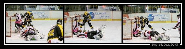 Photo hockey match Rouen - Amiens  le 06/12/2008