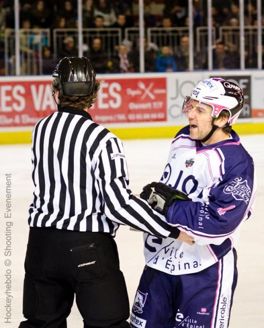 Photo hockey match Angers  - Epinal  le 23/12/2013