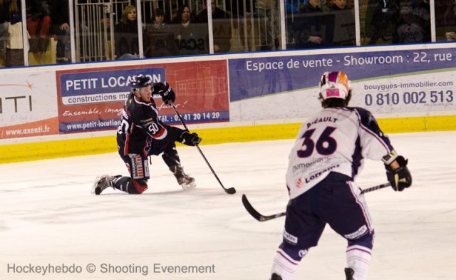 Photo hockey match Angers  - Epinal  le 23/12/2013