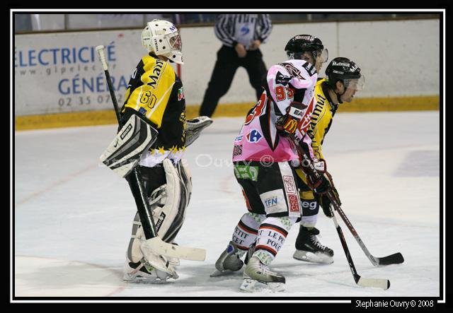 Photo hockey match Rouen - Amiens  le 06/12/2008