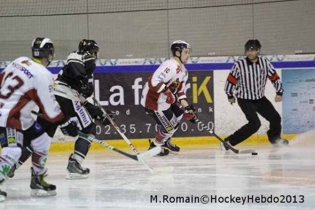 Photo hockey match Rouen - Morzine-Avoriaz le 23/12/2013