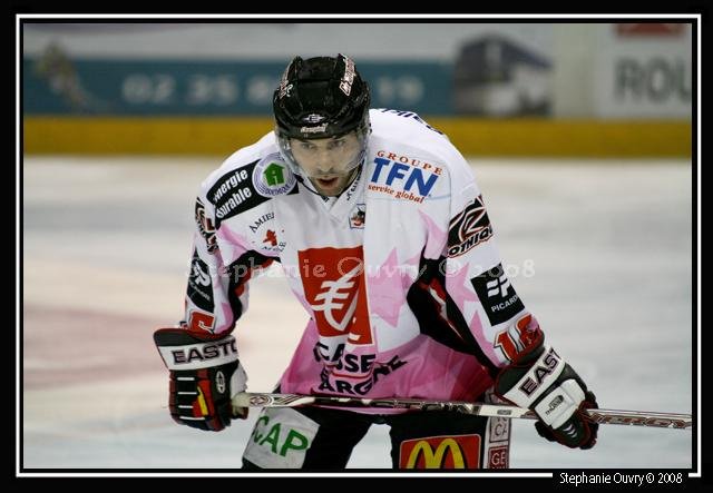 Photo hockey match Rouen - Amiens  le 06/12/2008