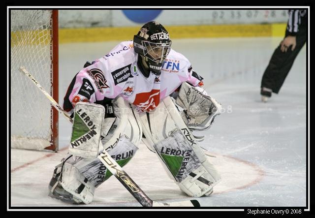 Photo hockey match Rouen - Amiens  le 06/12/2008