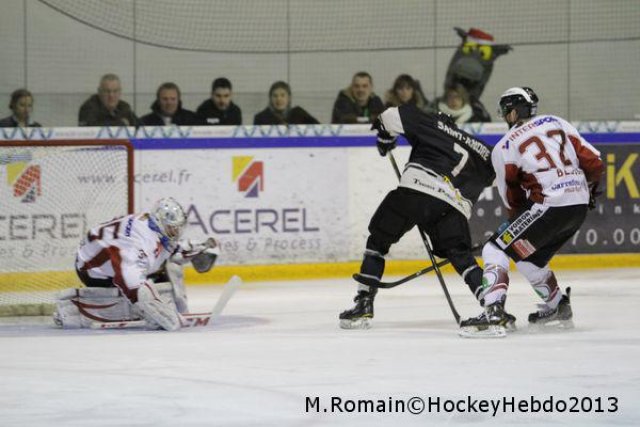 Photo hockey match Rouen - Morzine-Avoriaz le 23/12/2013