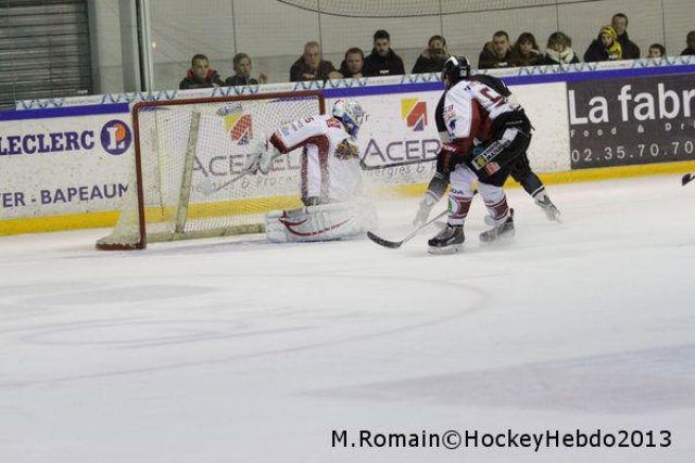 Photo hockey match Rouen - Morzine-Avoriaz le 23/12/2013