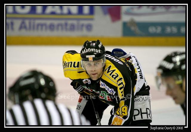 Photo hockey match Rouen - Amiens  le 06/12/2008
