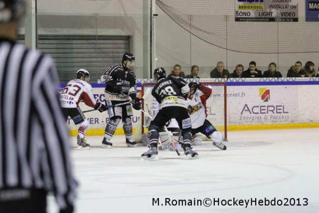 Photo hockey match Rouen - Morzine-Avoriaz le 23/12/2013