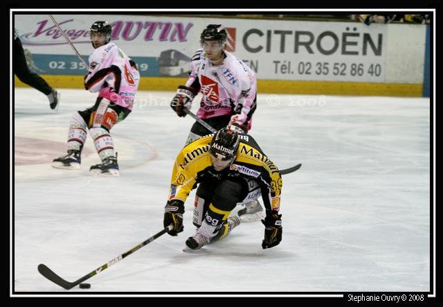 Photo hockey match Rouen - Amiens  le 06/12/2008