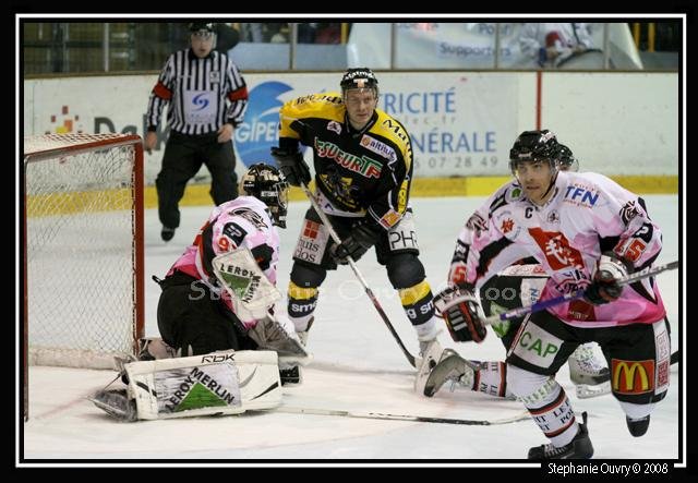 Photo hockey match Rouen - Amiens  le 06/12/2008