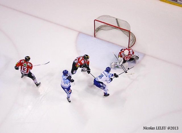 Photo hockey match Amiens  - Villard-de-Lans le 23/12/2013