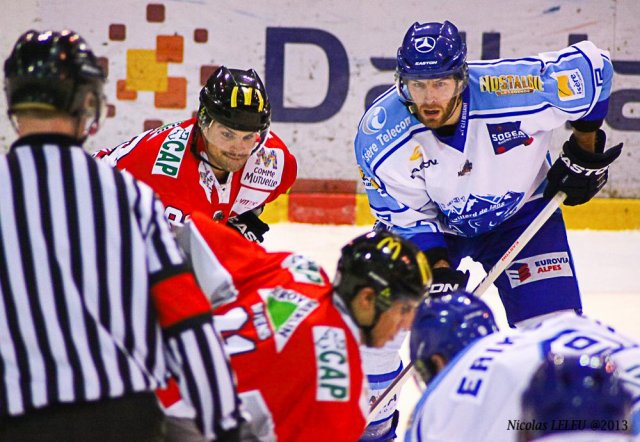 Photo hockey match Amiens  - Villard-de-Lans le 23/12/2013