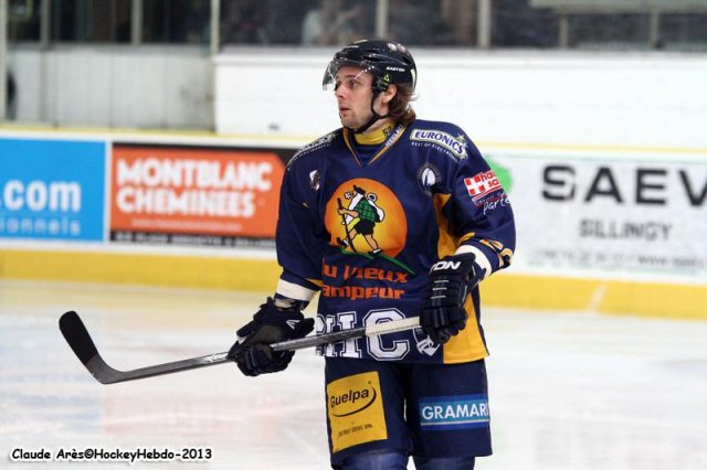 Photo hockey match Chamonix  - Rouen le 27/12/2013