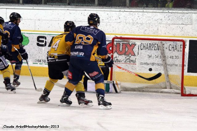 Photo hockey match Chamonix  - Rouen le 27/12/2013