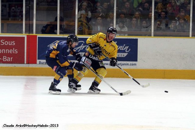 Photo hockey match Chamonix  - Rouen le 27/12/2013
