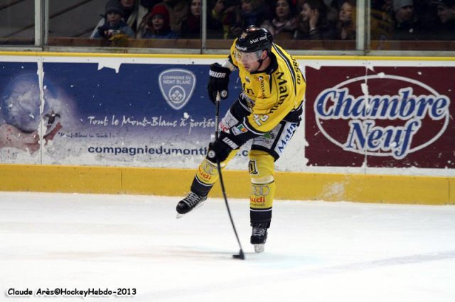 Photo hockey match Chamonix  - Rouen le 27/12/2013