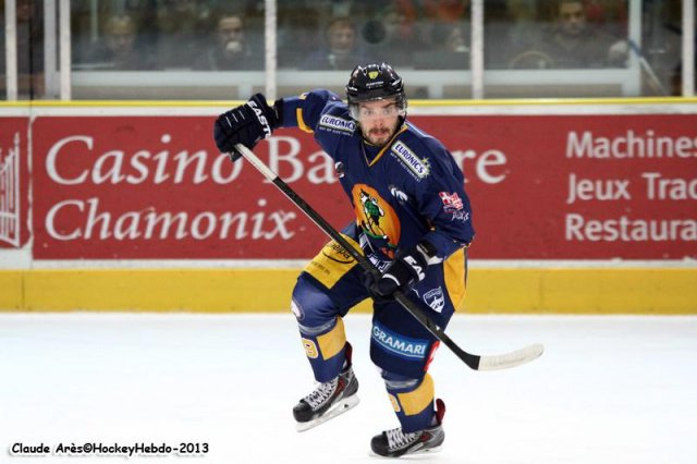 Photo hockey match Chamonix  - Rouen le 27/12/2013