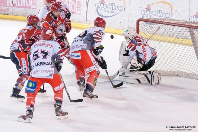 Photo hockey match Lyon - Cholet  le 28/12/2013