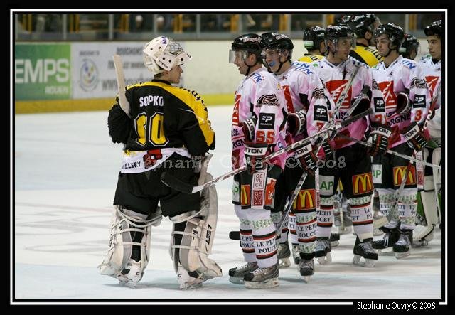 Photo hockey match Rouen - Amiens  le 06/12/2008