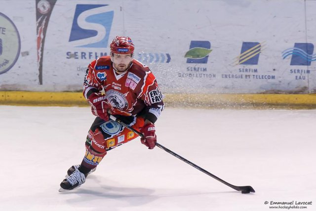Photo hockey match Lyon - Cholet  le 28/12/2013