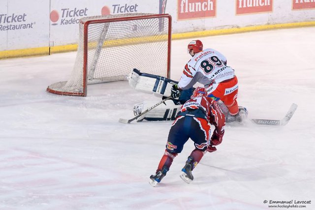 Photo hockey match Lyon - Cholet  le 28/12/2013