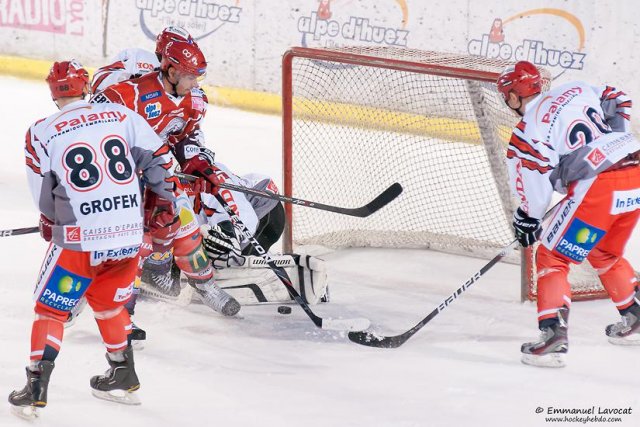 Photo hockey match Lyon - Cholet  le 28/12/2013