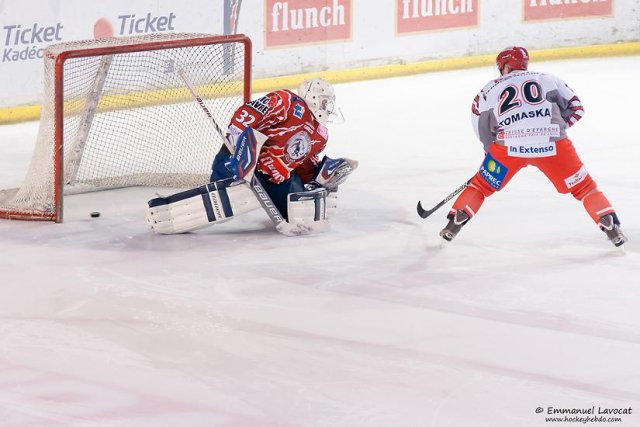 Photo hockey match Lyon - Cholet  le 28/12/2013