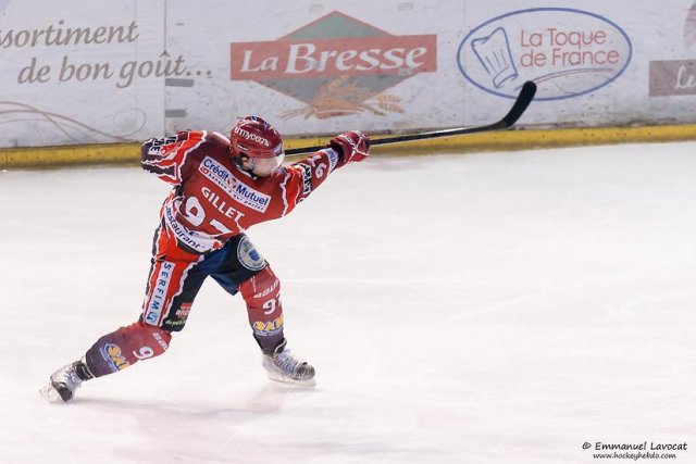 Photo hockey match Lyon - Cholet  le 28/12/2013