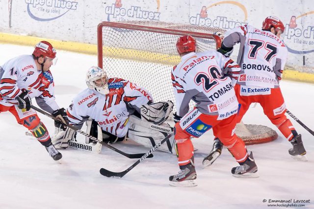 Photo hockey match Lyon - Cholet  le 28/12/2013