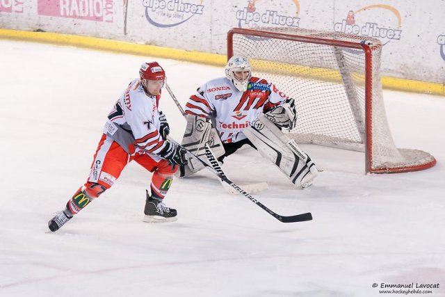 Photo hockey match Lyon - Cholet  le 28/12/2013