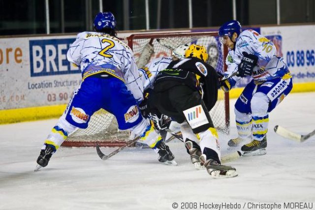 Photo hockey match Strasbourg  - Villard-de-Lans le 06/12/2008