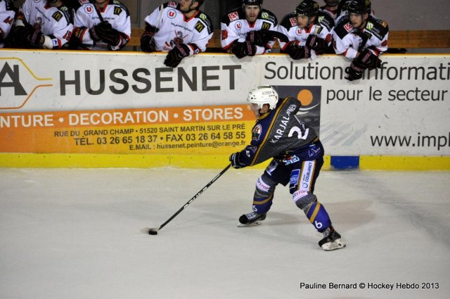 Photo hockey match Reims - Mulhouse le 28/12/2013