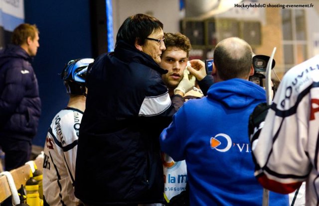 Photo hockey match Angers  - Caen  le 29/12/2013