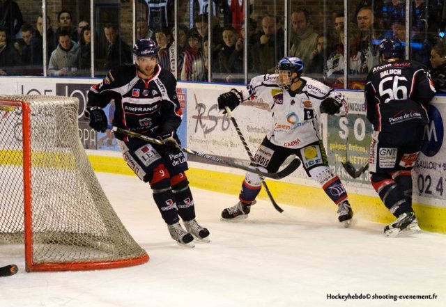 Photo hockey match Angers  - Caen  le 29/12/2013
