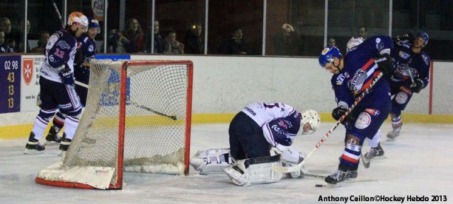 Photo hockey match Brest  - Epinal  le 29/12/2013