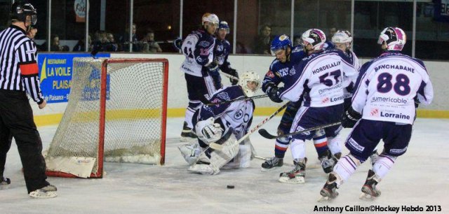 Photo hockey match Brest  - Epinal  le 29/12/2013