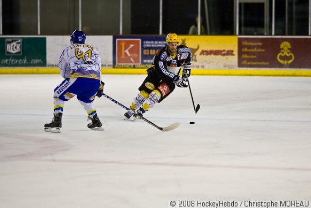 Photo hockey match Strasbourg  - Villard-de-Lans le 06/12/2008