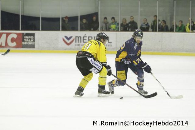 Photo hockey match Chamonix  - Rouen le 02/01/2014
