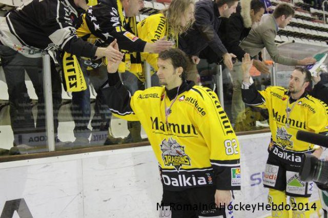 Photo hockey match Chamonix  - Rouen le 02/01/2014