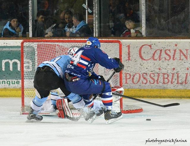 Photo hockey match Briançon  - Brest  le 04/01/2014