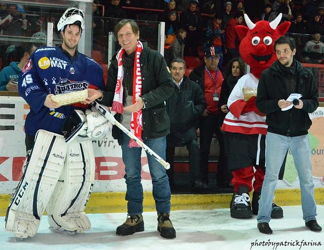 Photo hockey match Briançon  - Brest  le 04/01/2014