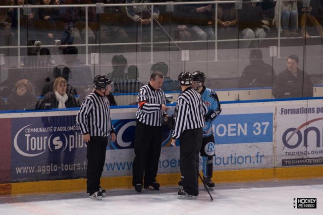 Photo hockey match Tours  - Clermont-Ferrand le 04/01/2014
