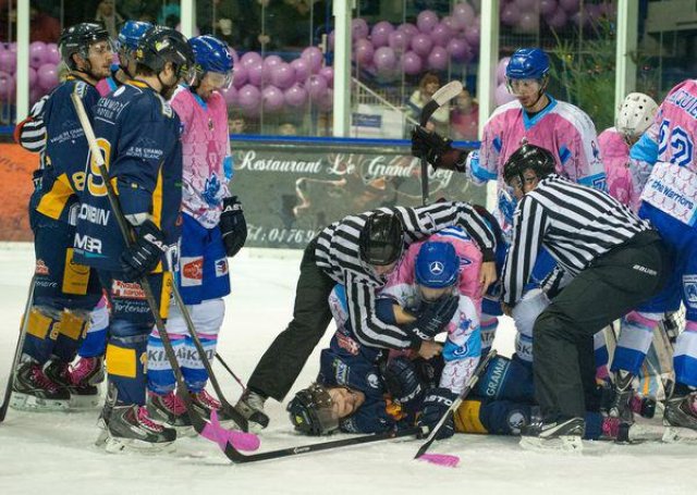 Photo hockey match Villard-de-Lans - Chamonix  le 04/01/2014