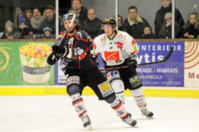 Photo hockey match Caen  - Amiens  le 04/01/2014