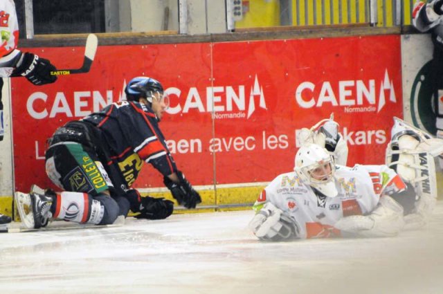 Photo hockey match Caen  - Amiens  le 04/01/2014