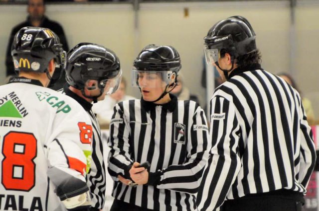 Photo hockey match Caen  - Amiens  le 04/01/2014