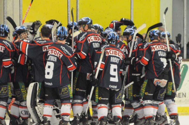Photo hockey match Caen  - Amiens  le 04/01/2014