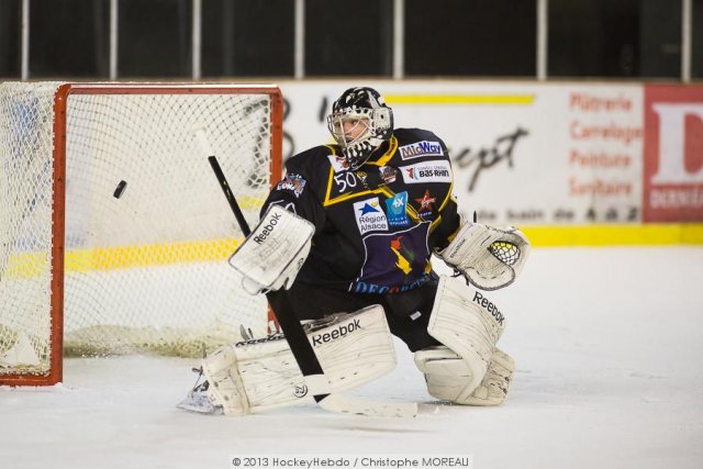 Photo hockey match Strasbourg  - Grenoble  le 04/01/2014
