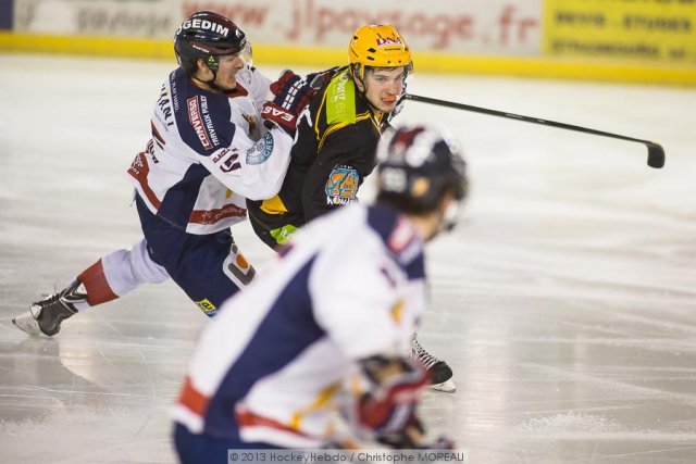 Photo hockey match Strasbourg  - Grenoble  le 04/01/2014